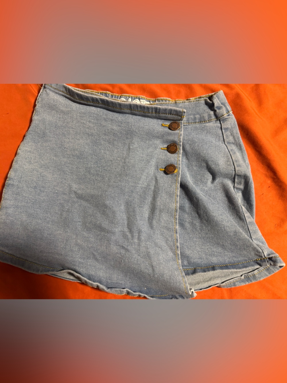 Pastel S/M Denim skort